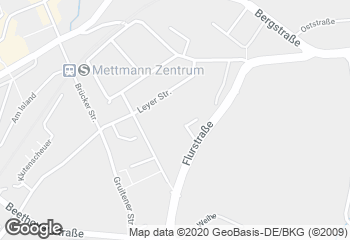 Karte mit Standort von Flurstraße