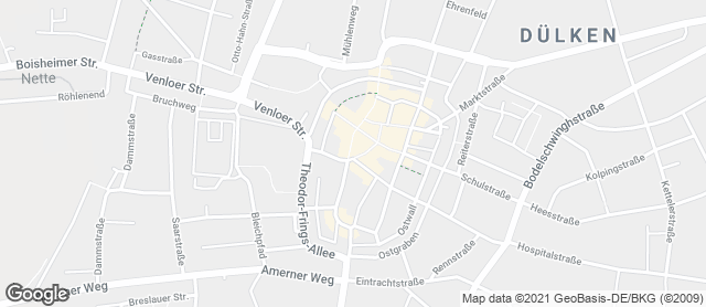 Karte mit Standort von Landbäckerei Stinges