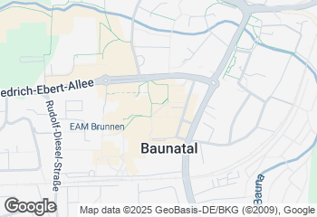 Karte mit Standort von Bäckerei und Konditorei Bernecker