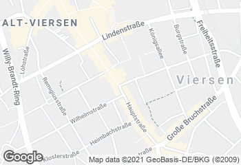 Karte mit Standort von Landbäckerei Stinges