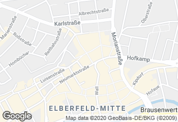 Karte mit Standort von Bäckerei M. u. K. Horsthemke GmbH Rathaus-Galerie