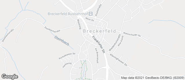 Karte mit Standort von Bäckerei & Konditorei Arnold