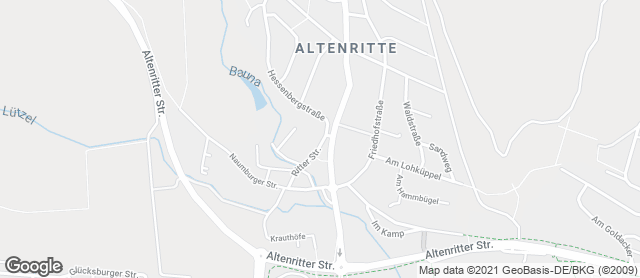 Karte mit Standort von Bäckerei Krug