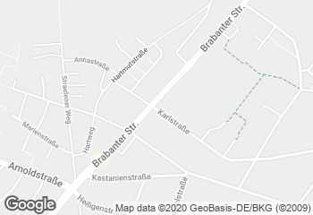 Karte mit Standort von Bäckerei Gruyters GmbH