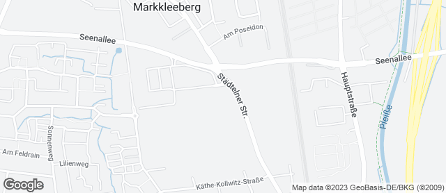 Karte mit Standort von Michas Naturbackstube bei Bioschmiede Markkleeberg