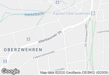 Karte mit Standort von Backlust Schwarz & Döhne