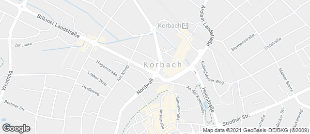 Karte mit Standort von Bäckerei Plücker
