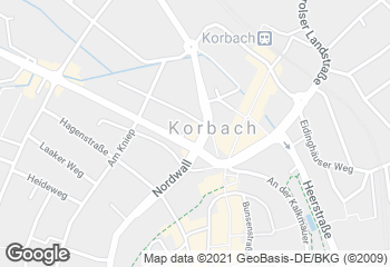Karte mit Standort von Bäckerei Plücker