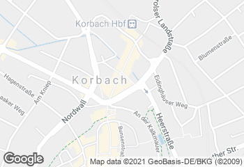 Karte mit Standort von BROT-CAFE am Hauptbahnhof