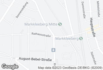 Karte mit Standort von Backhaus Hennig GmbH Backcafé Markkleeberg