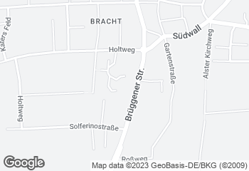 Karte mit Standort von Bäckerei Lehnen