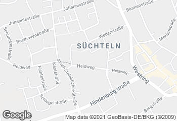 Karte mit Standort von Landbäckerei Stinges