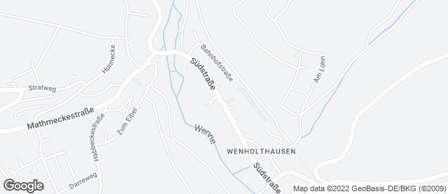 Karte mit Standort von Bäckerei Franzes in Eslohe-Wenholthausen