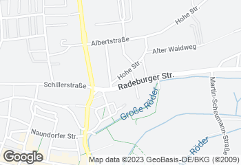 Karte mit Standort von Unser Bäcker Bäckerei und Konditorei GmbH