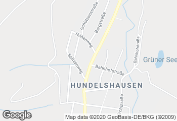 Karte mit Standort von Bäckerei Steinfeld