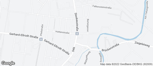 Karte mit Standort von Feinbäckerei Freiberger