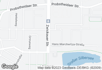 Karte mit Standort von Wendl GmbH Konditorei & Bäckerei, Filiale im Moritzhof