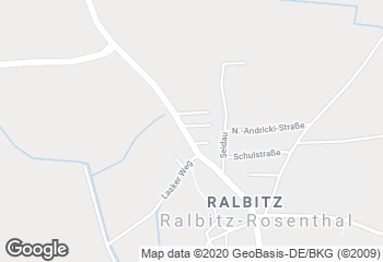 Karte mit Standort von Bäckerei Scholze