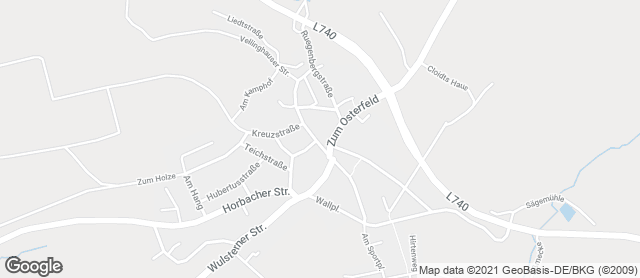 Karte mit Standort von Bäckerei Franzes in Remblinghausen