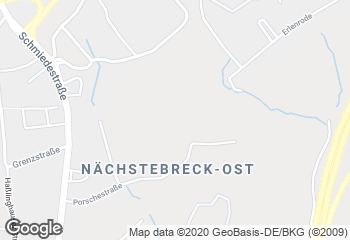 Karte mit Standort von Bäckerei Dahlmann