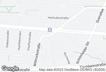 Karte mit Standort von Bäckerei und Konditorei Bernecker