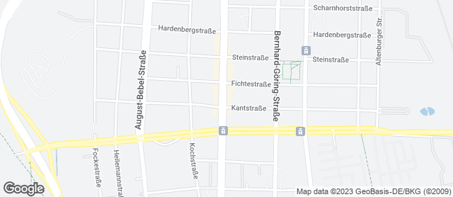 Karte mit Standort von Feinbäckerei Pflügner