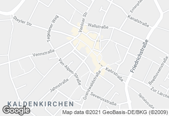 Karte mit Standort von Landbäckerei Stinges