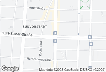 Karte mit Standort von Wendl GmbH Konditorei & Bäckerei, Filiale Karl-Liebknecht-Straße 86