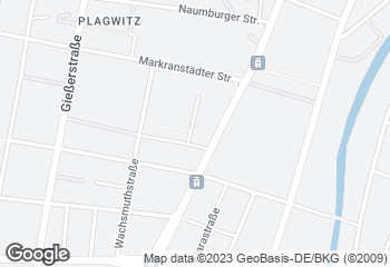 Karte mit Standort von Wendl GmbH, Konditorei & Bäckerei, Filiale im Rewe-Markt Zschochersche Straße