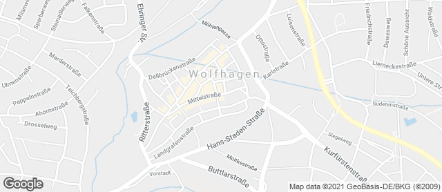 Karte mit Standort von Bäckerei Briesemeister