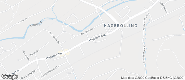 Karte mit Standort von Bäckerei Die 2 im Kaufpark Gevelsberg