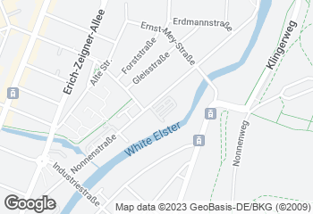 Karte mit Standort von Wendl GmbH Konditorei & Bäckerei, Filiale am ALDI-Markt Nonnenstraße