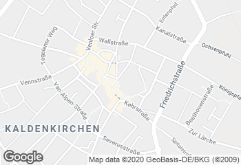 Karte mit Standort von Landbäckerei Oomen GmbH