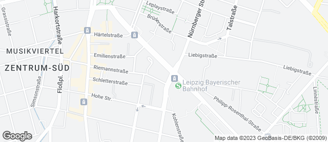 Karte mit Standort von LUKAS Bäcker am Bayrischen Platz