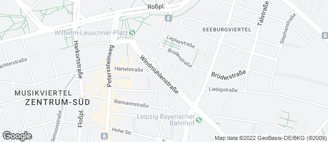 Karte mit Standort von Backhaus Hennig GmbH Backcafé