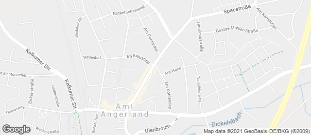 Karte mit Standort von Ihr Bäcker Schüren, Bäckerei Filiale "Lintorf"