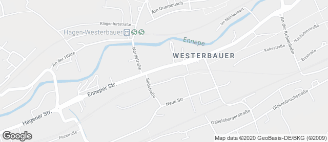 Karte mit Standort von Bäckerei Die 2 im Kaufpark Hagen Westerbauer