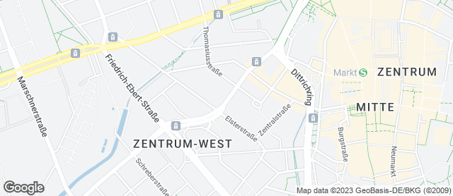 Karte mit Standort von Wendl GmbH, Konditorei & Bäckerei, Filiale im Konsum Käthe-Kollwitz-Straße