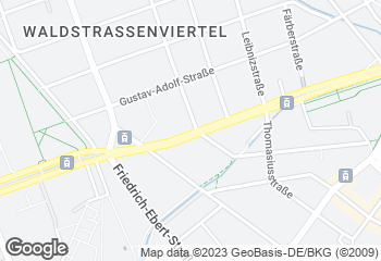 Karte mit Standort von Wendl GmbH Konditorei & Bäckerei, Filiale Tschaikowskistraße