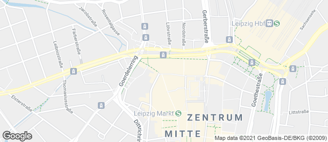 Karte mit Standort von Michas Naturbackstube bei denn's Biomarkt Leipzig