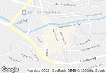 Karte mit Standort von Stadtcafé Franzes