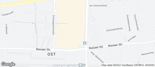 Karte mit Standort von Bäckerei Möbius GmbH & Co KG
