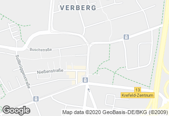 Karte mit Standort von Bäckerei Röttges GmbH