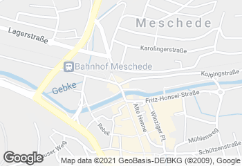 Karte mit Standort von Bäckerei Polle