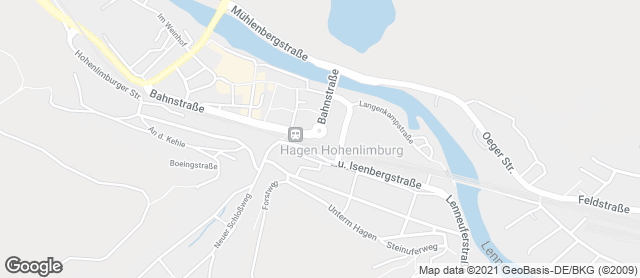 Karte mit Standort von Kamm-Inn Hohenlimburg