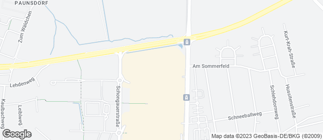 Karte mit Standort von LUKAS Bäcker im Paunsdorf Center