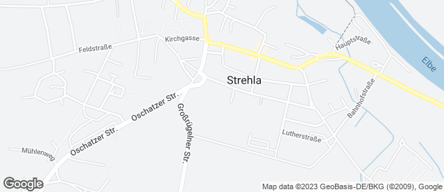 Karte mit Standort von Bäckerei Schneider - Filiale Norma Strehla