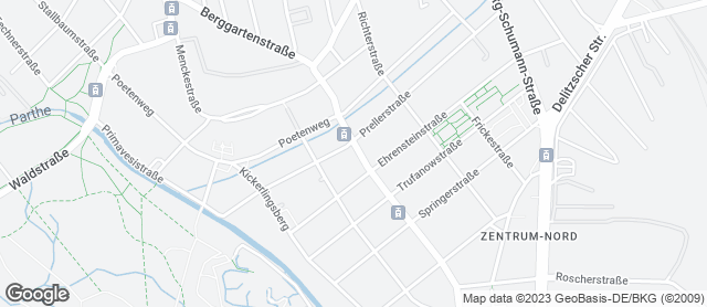 Karte mit Standort von Handwerksbäckerei und -konditorei Kleinert
