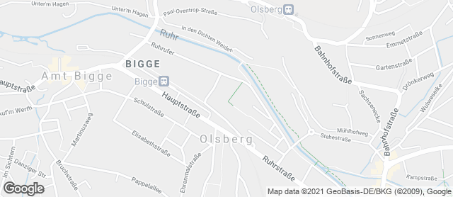 Karte mit Standort von Bäckerei Isken GmbH
