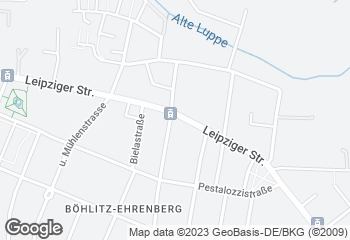 Karte mit Standort von Wendl GmbH, Konditorei & Bäckerei, Filiale Böhlitz-Ehrenberg